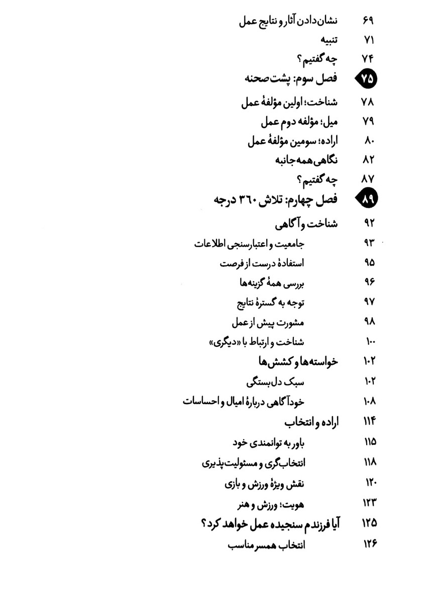 گزینه های روی میز