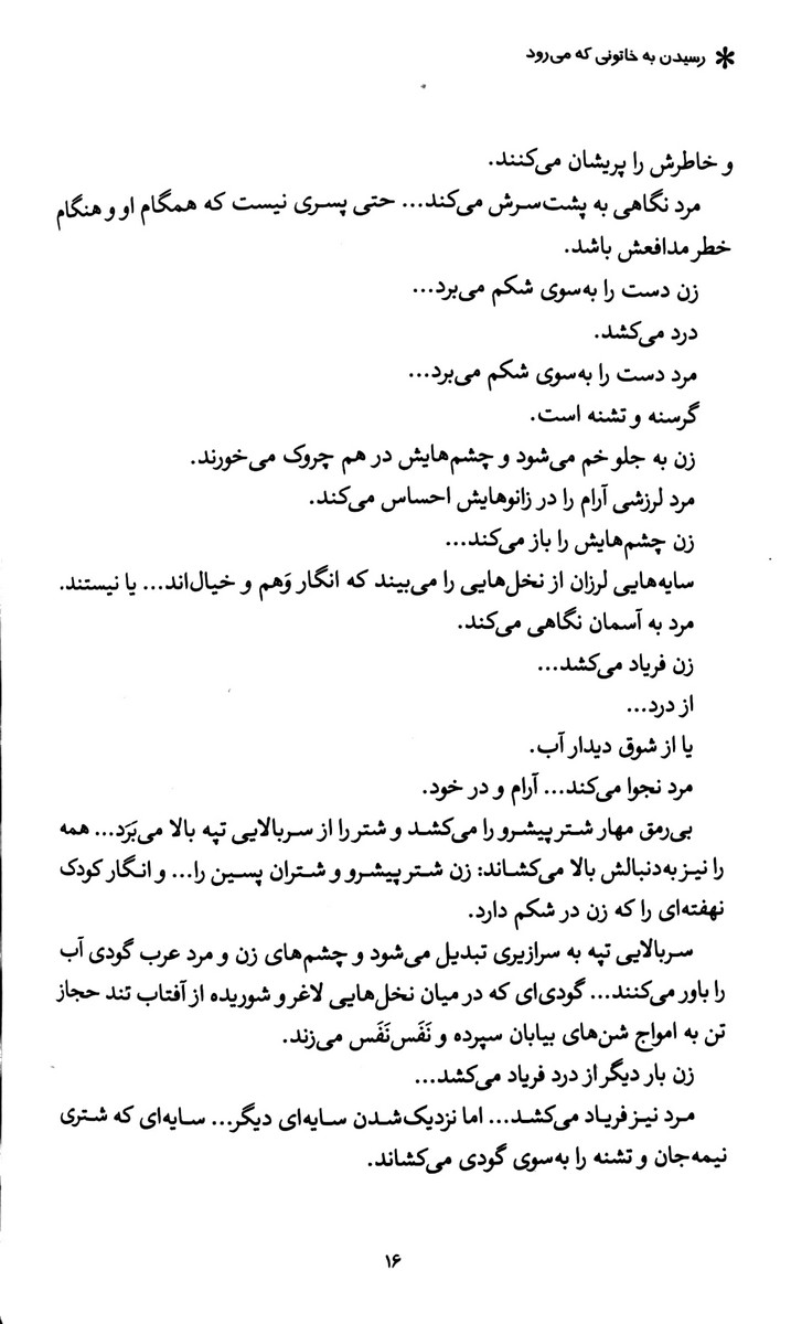رسیدن به خاتونی که می رود