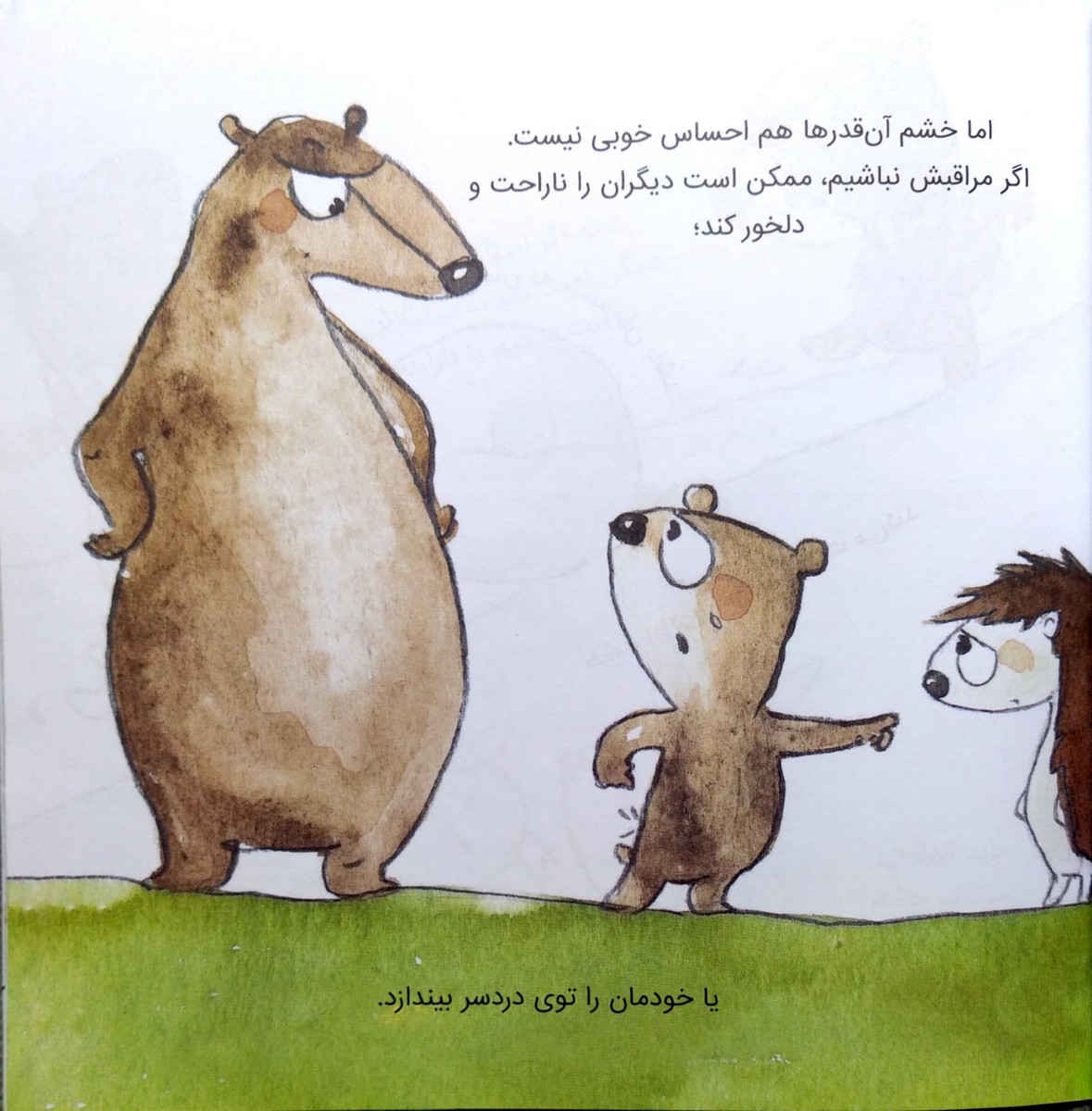 خشم شبیه سپر است