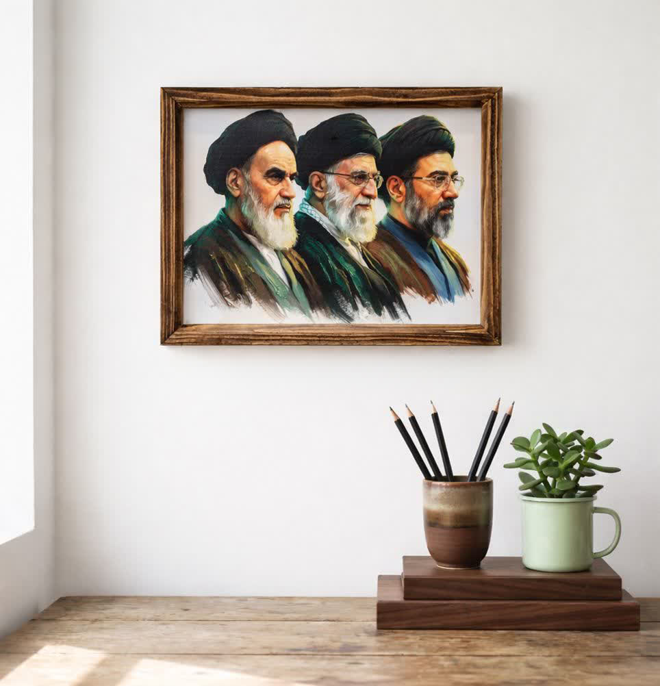 قاب سه امام انقلاب