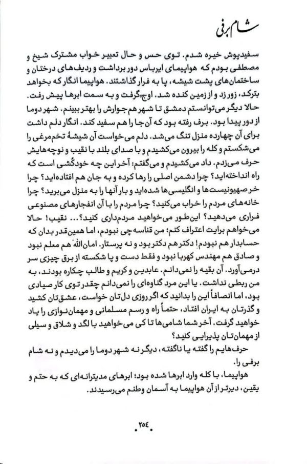شام برفی