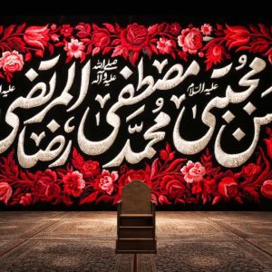 کتیبه عزاداری دهه آخر صفر